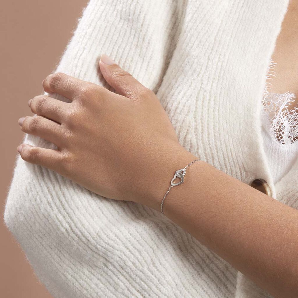 Bracelet Azylis Argent Blanc Oxyde De Zirconium
