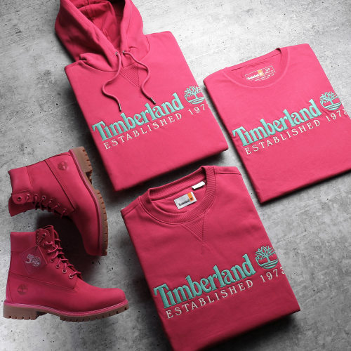 Sweat Crewneck Established 1973 A65DD Rose Fuchsia