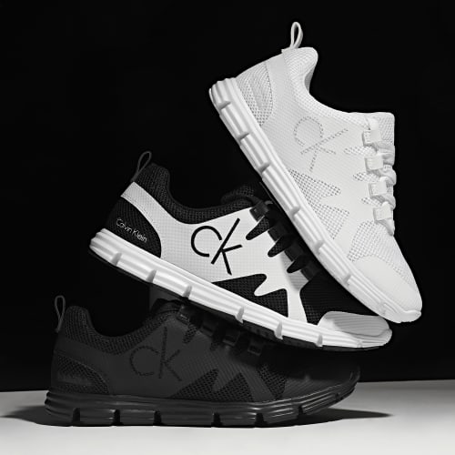 Baskets Runner Sneaker Lace Up 0086 Full Bright White