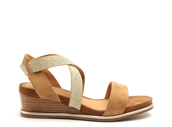 Mamzelle nu pieds talons femme naf beige