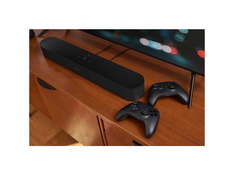 Sonos Smart Soundbar Beam Gen 2 Kit Sub Mini Schwarz Beeindruckende Soundbar für das gesamte Zuhause inklusive Subwoofer