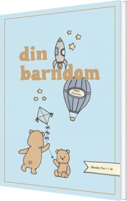 Din Barndom - Blå - Simone Thorup Eriksen - Bog<span class=