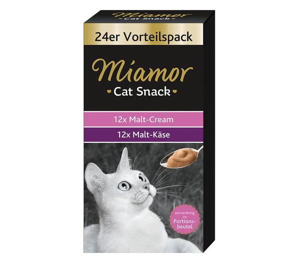 Miamor Katzensnack Malt-Cream Vorteilspack, 24