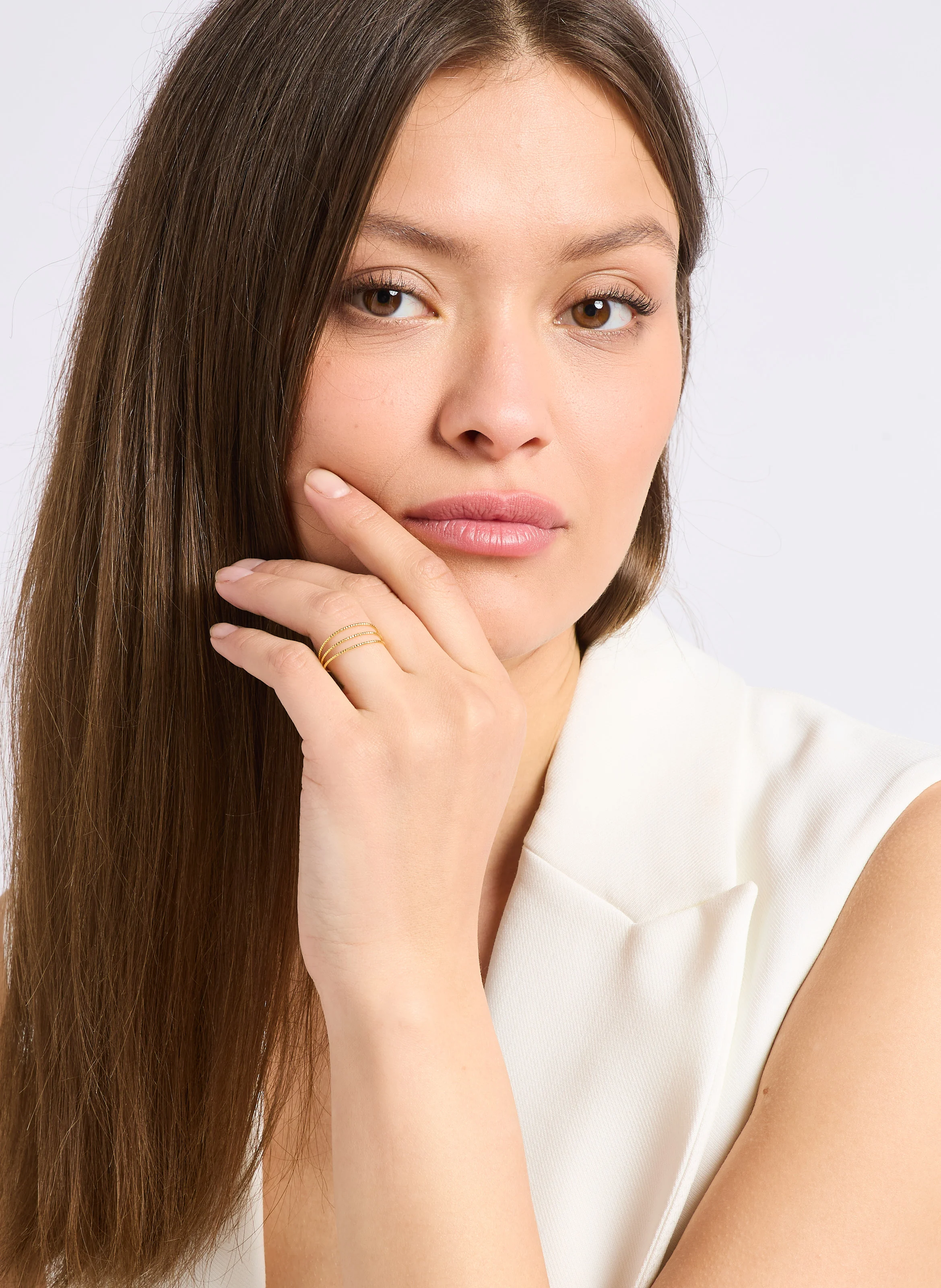 N11 - Bague ajustable | Doré