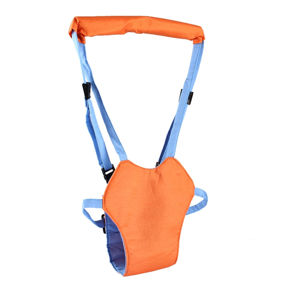 Lauflernhilfe für Babys (6-14 Monate) Gehhilfe Gurt Weste - Orange / Blau
