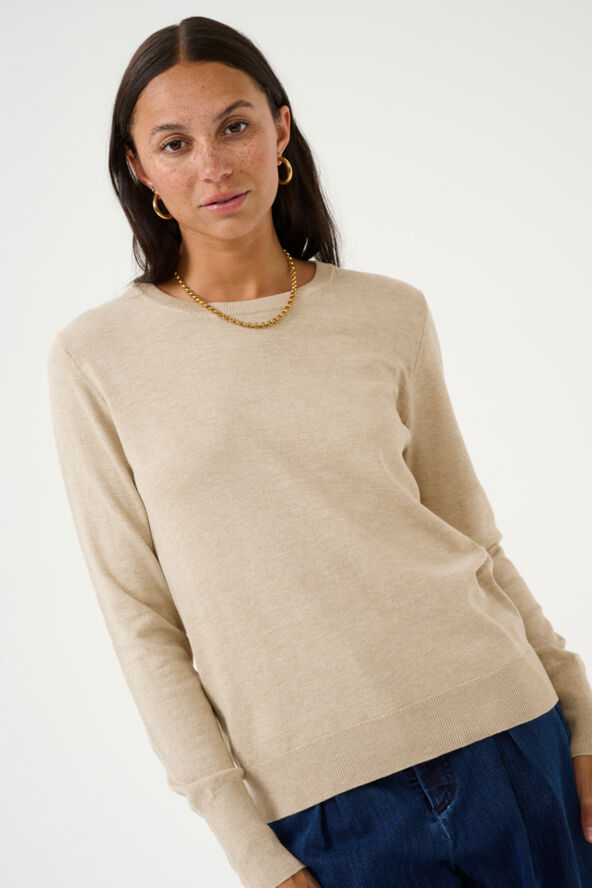 Kaffe KAlizza Knit Pullover Feather gray melange