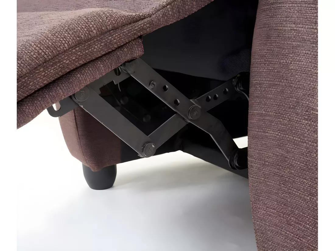 Fauteuil TV Glasgow, couleur d'acajou