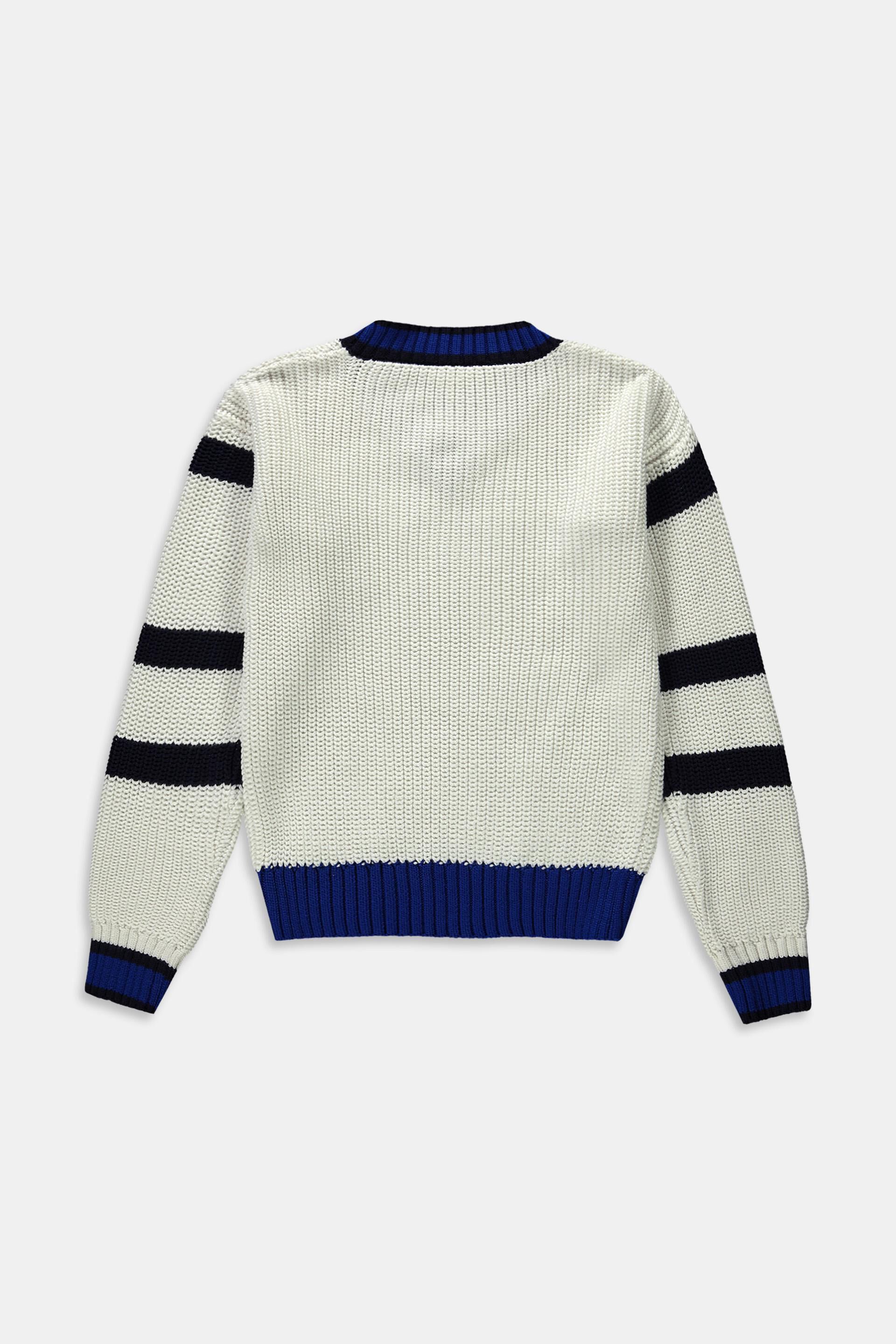 Pull en grosse maille à encolure en V
