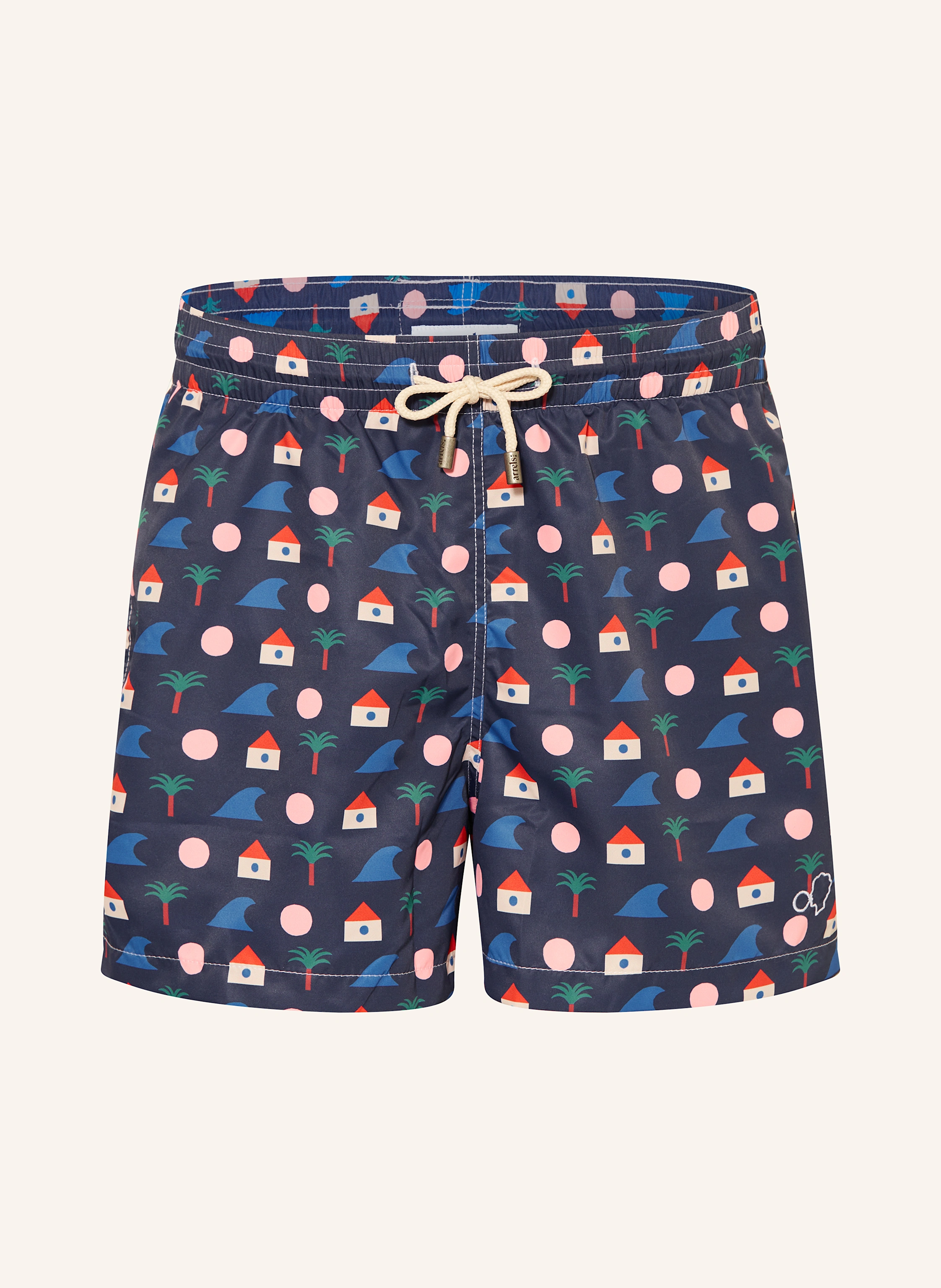arrels BARCELONA Badeshorts BLUE LA PLAGE × MATIAS LARRAIN