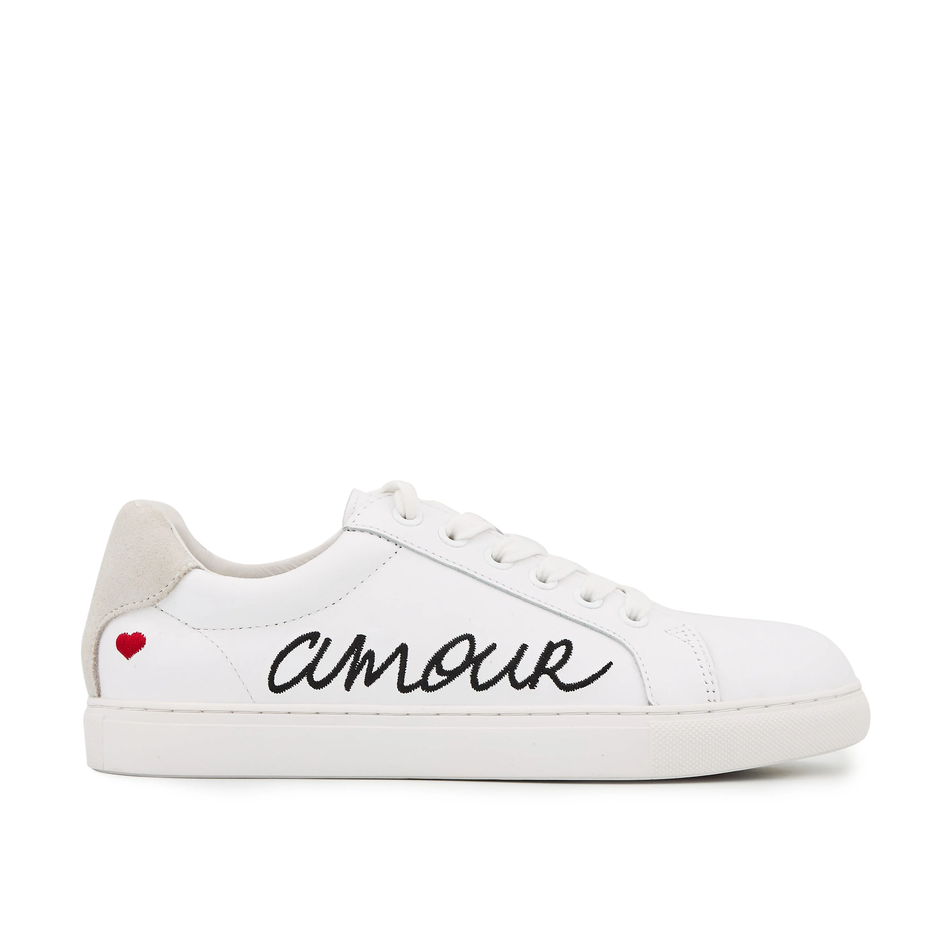 SIMONE AMOUR - Sneakers en cuir | Blanc