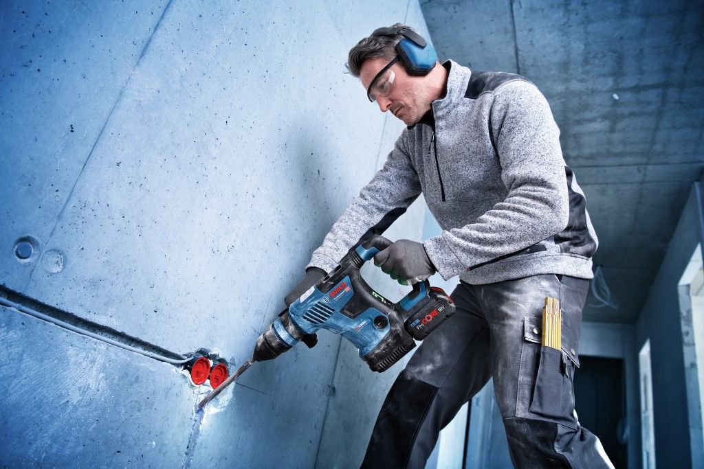Bosch GBH 18V-34 CF Accu boorhamer set in Koffer - 0611914002