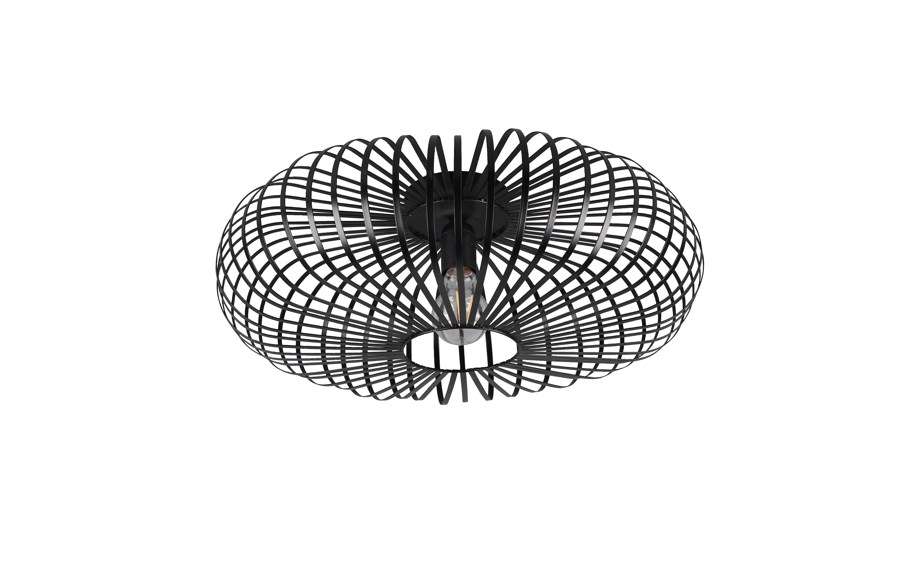 Deckenleuchte Johann, schwarz matt, 50 cm