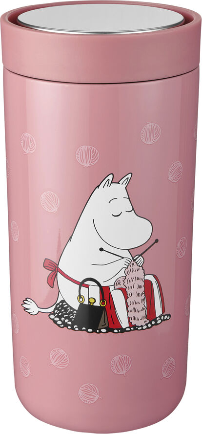 Stelton To Go Click termokop 0.4 l. Moomin knitting Moomin knitting