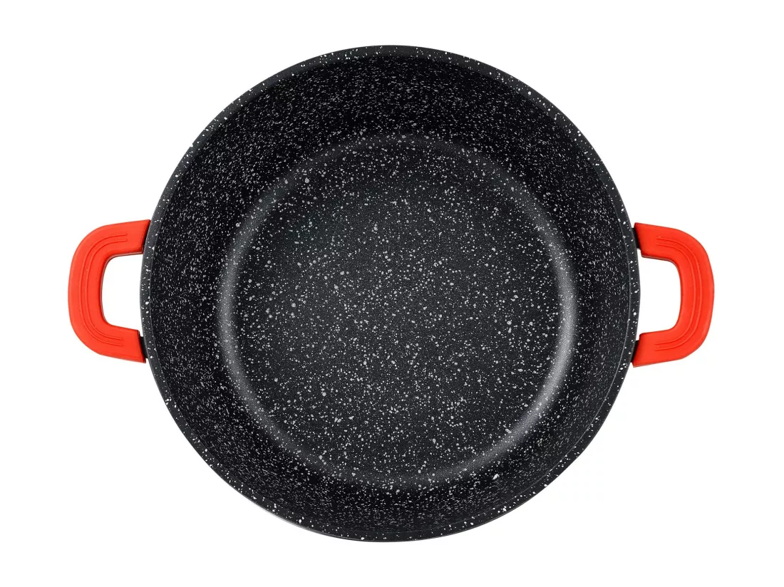 Cocotte Ø20x9cm avec couvercle en fonte d'aluminium CHROMA Bergner