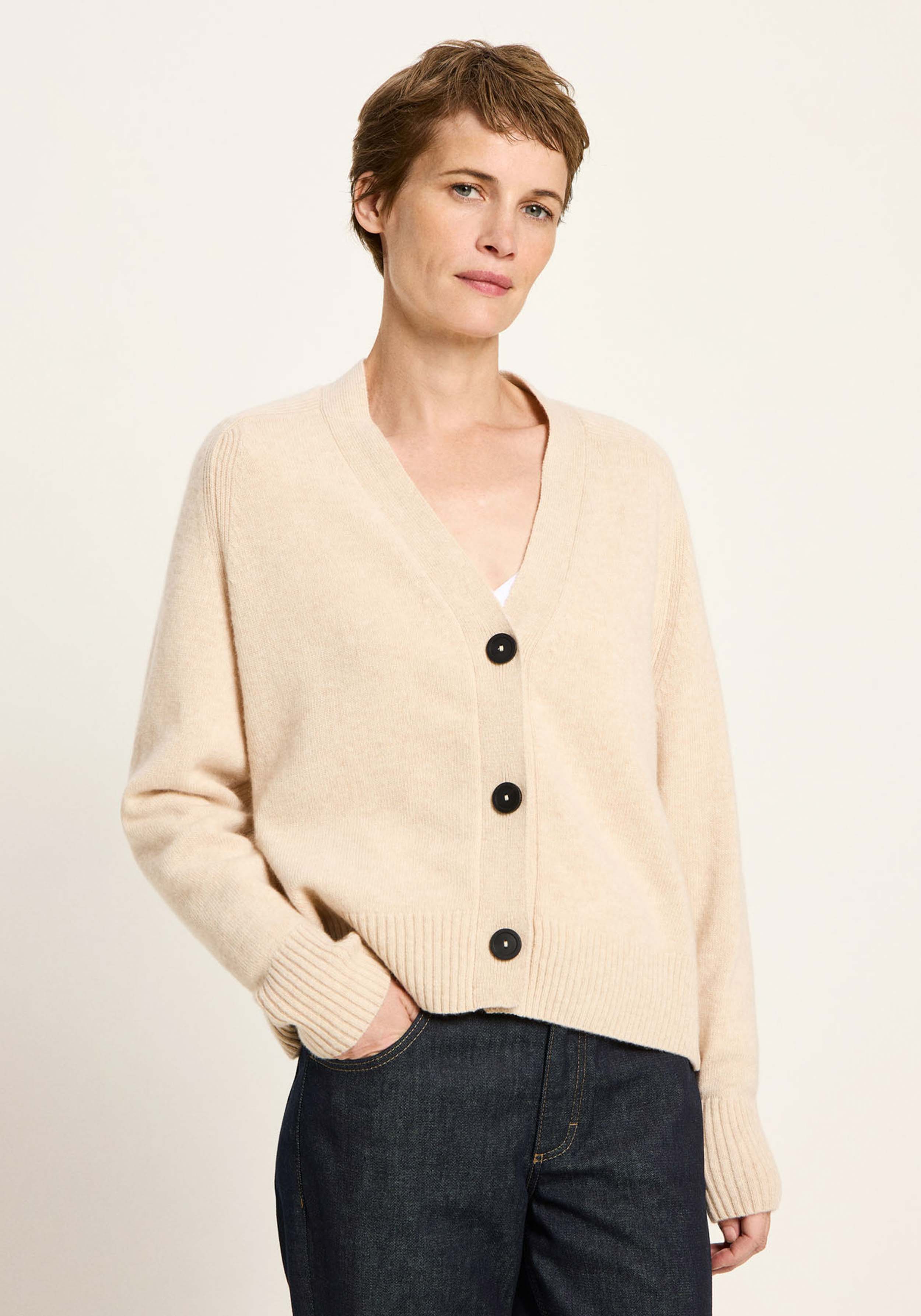 Lanius Strickjacke Sahara Melange