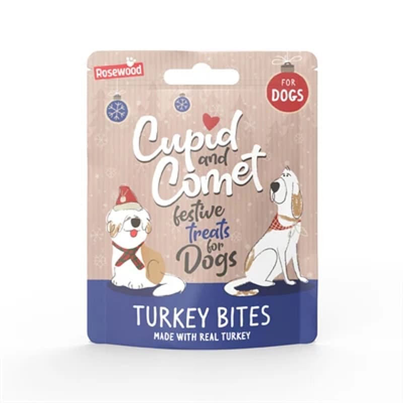 Cupid & Comet Kerstdiner Kerstsok Hond | 15164