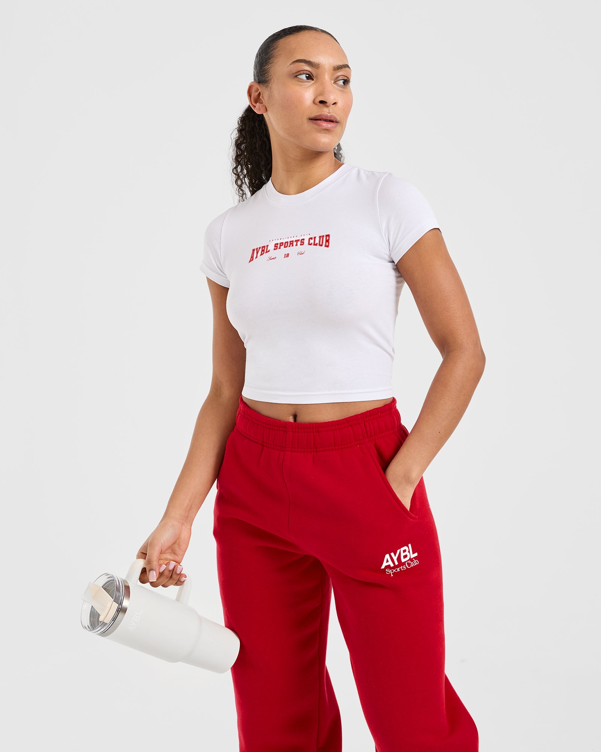 Sports Club Varsity Baby Tee