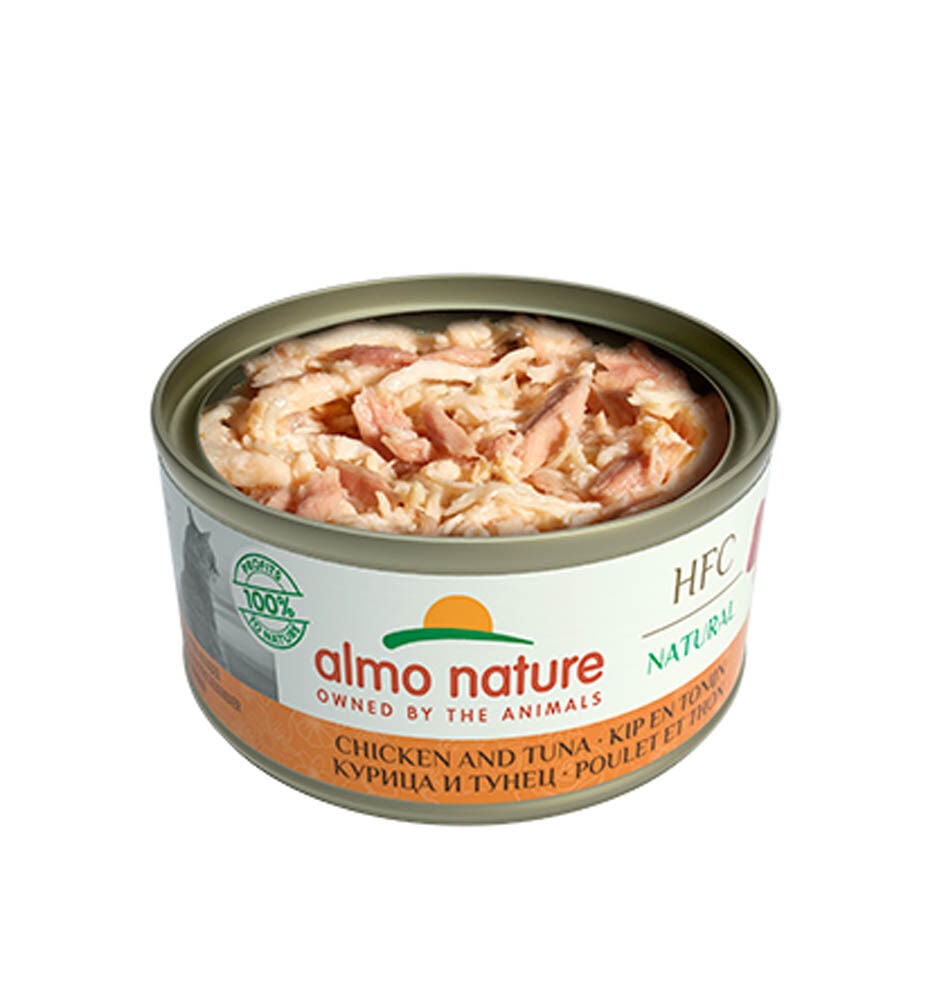 Almo Nature Natural - Kattenvoer - 70 Gram - tonijn, kip