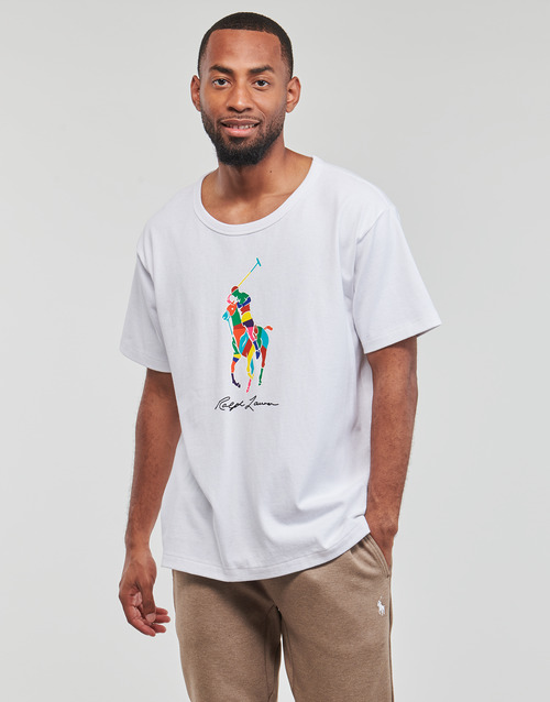 Polo Ralph Lauren - TSHIRT MANCHES COURTES BIG POLO PLAYER Blanco