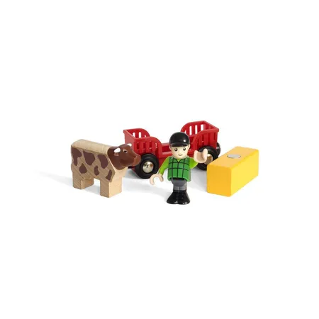BRIO Spielpäckchen Bauer mit Kuh