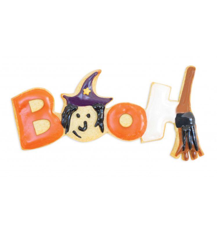 Découpoir à biscuits en inox - booh halloween