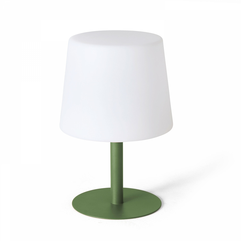Mini lampe polyéthylène vert cactus
