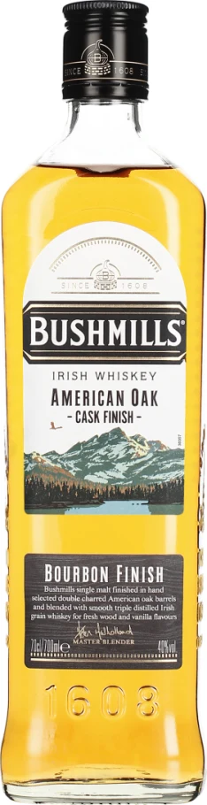 BUSHMILLS AMERICAN OAK CASK FINISH 70CL