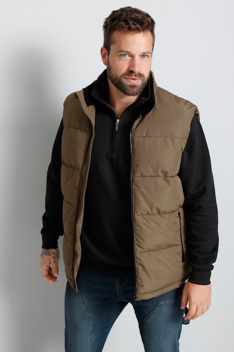 Boston Park Steppweste, Stehkragen, Zipper, bis 74