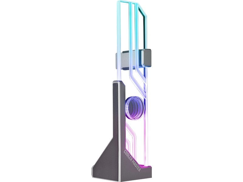 Cooler Master Atlas ARGB GPU Support Grafikkartenhalterung aus gehärtetem Glas