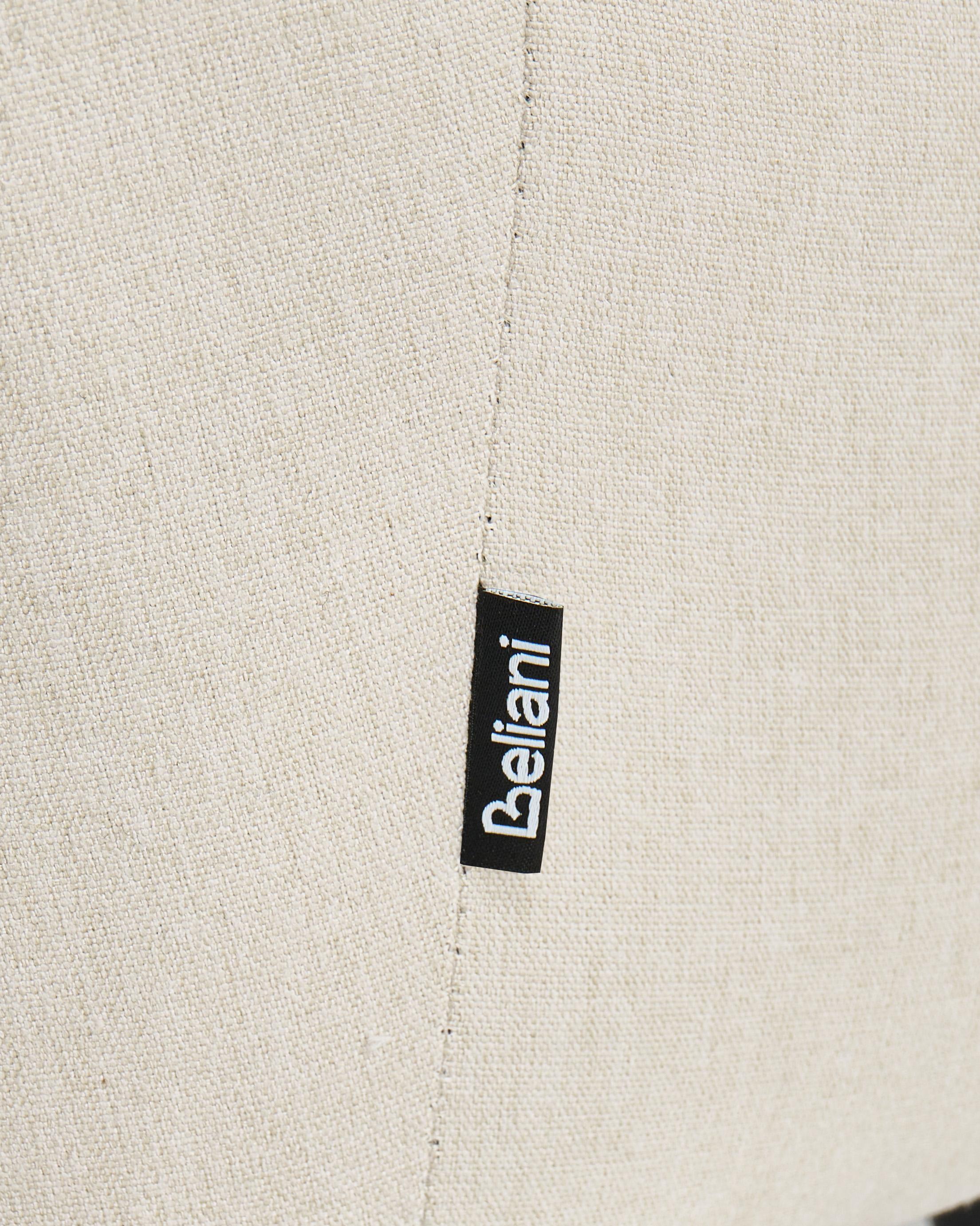 Set van 2 eetkamerstoelen TIRANO Kunstlinnen Lichtbeige