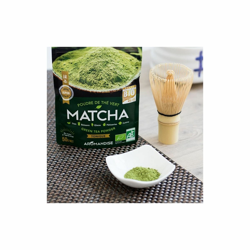 Thé vert bio matcha en poudre 150 g
