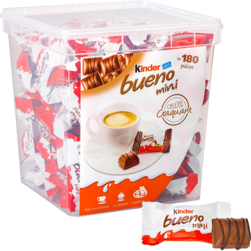 Bueno mini Kinder - Boite de 972 g - 180 pièces