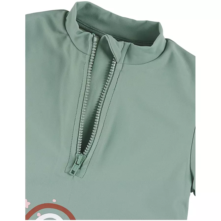 Sterntaler Kurzarm-Schwimmshirt Regenbogen grün