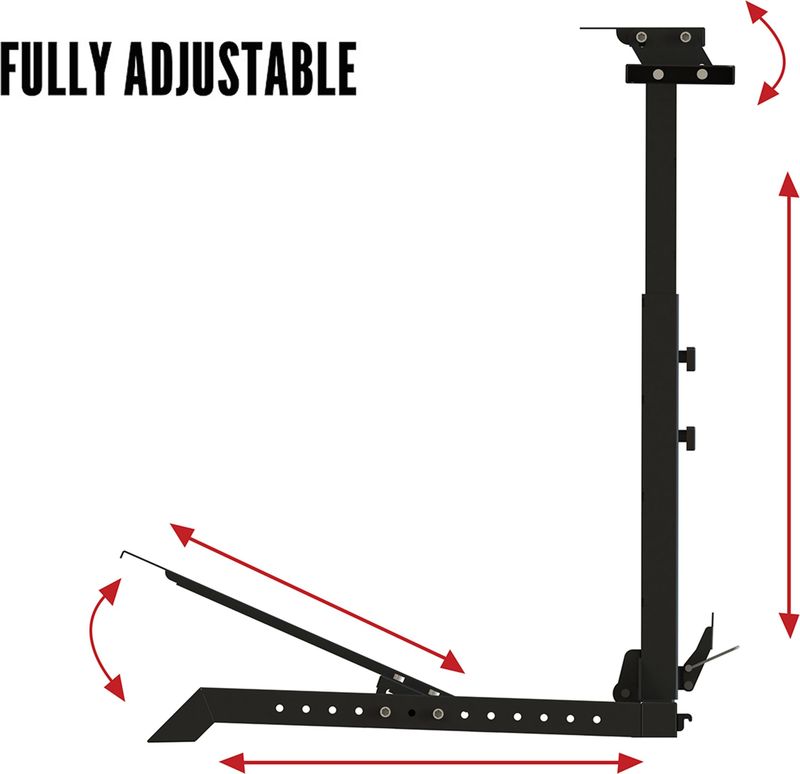 Next Level Racing Wheel Stand Lite - Racestuur Standaard - One-Fits-All - Zwart