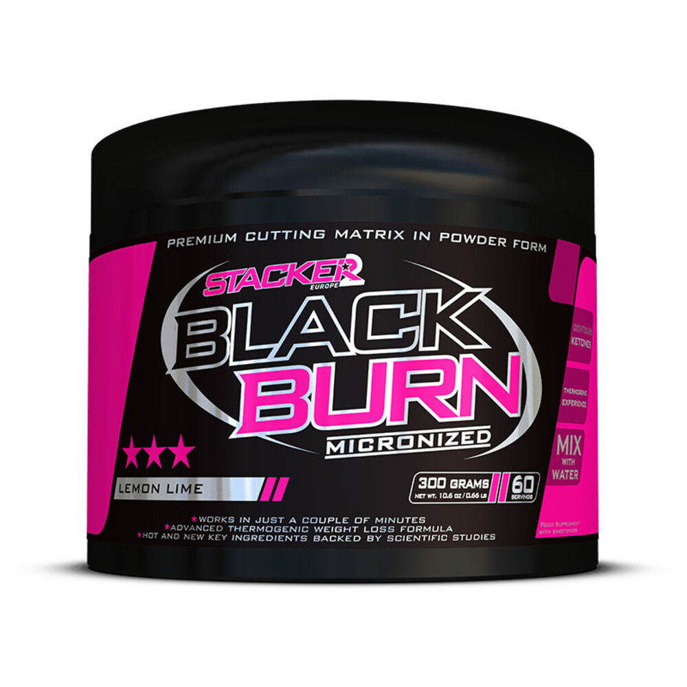 Stacker Black Burn Micronized Lemon Lime300 gr
