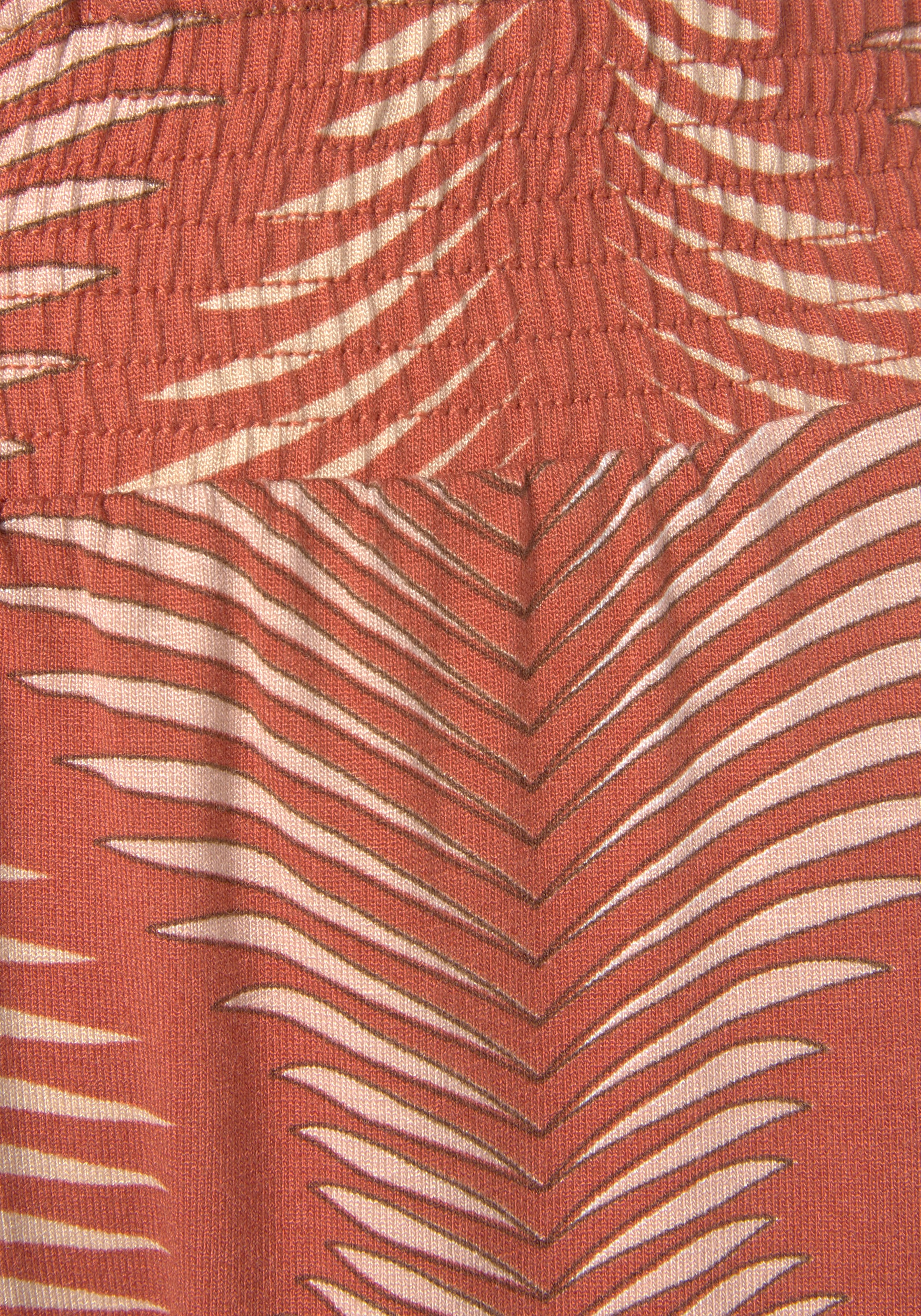 LASCANA Pyjamahose  mit graphischen Allover-Druck