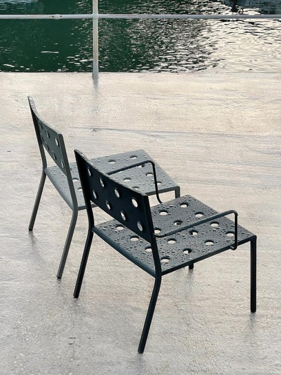 Hay Balcony fauteuil anthracite