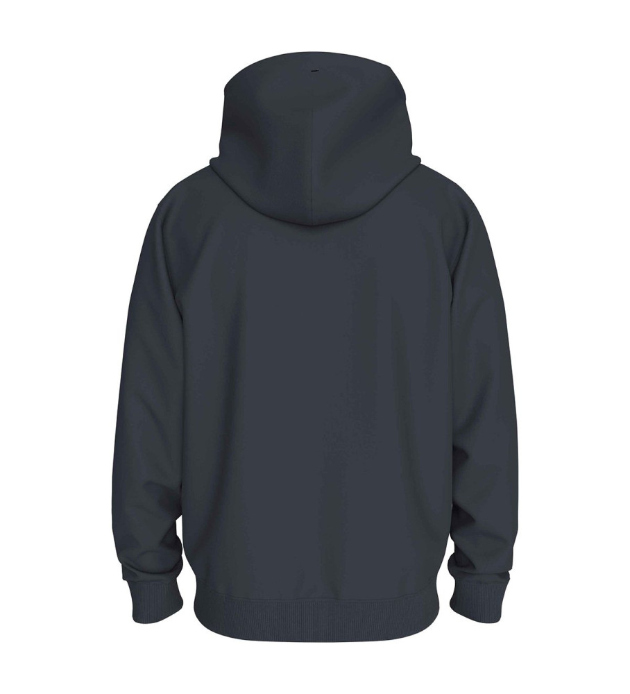 Moletom Tommy Jeans Regular Badge Azul Marinho