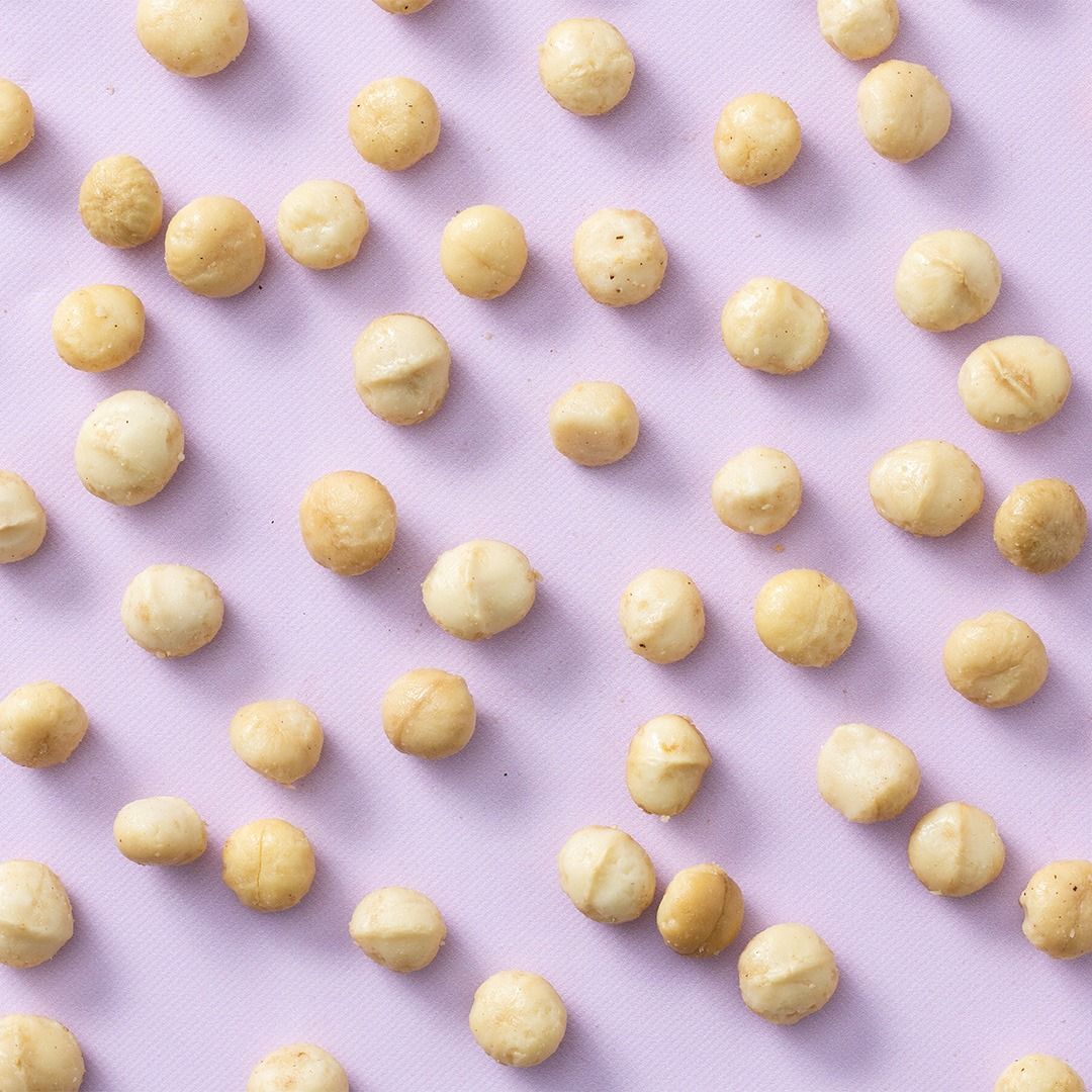 Macadamia noten gebrand ongezouten