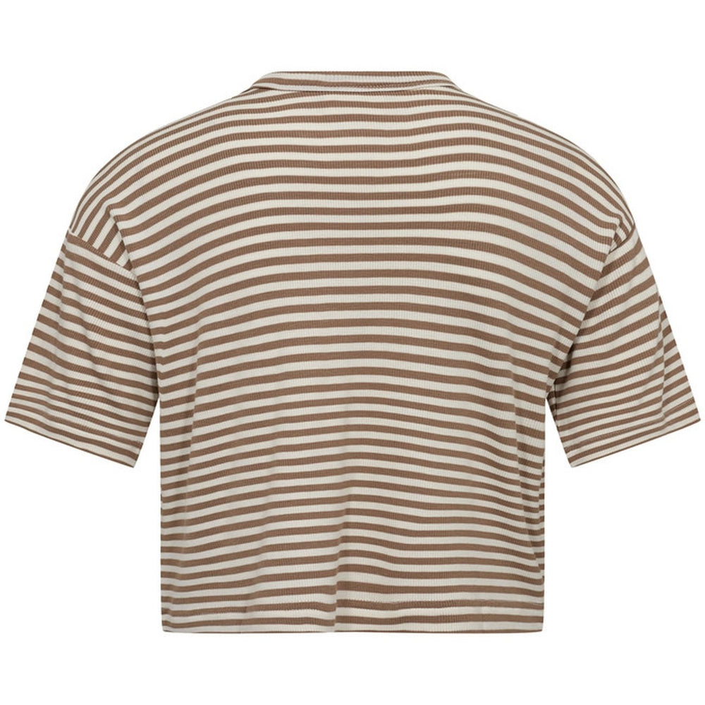 Køb Sofie Schnoor Beige Striped T-Shirt