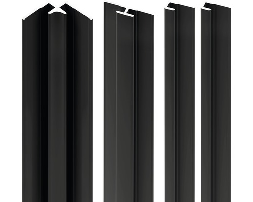 SCHULTE DecoDesign ExpressPlus H 2550 mm zwart profielset EP1901125 68