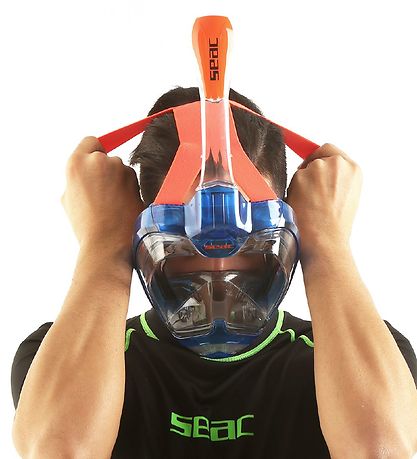 Seac Snorkelmaske - Magica - Blå/Orange
