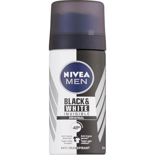 NIVEA MEN Black & White Deodorant Mini 35 ML