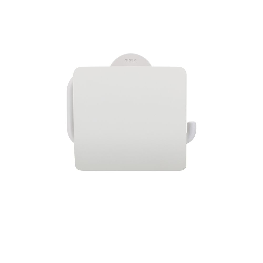 Tiger Urban Toiletrolhouder met klep Wit