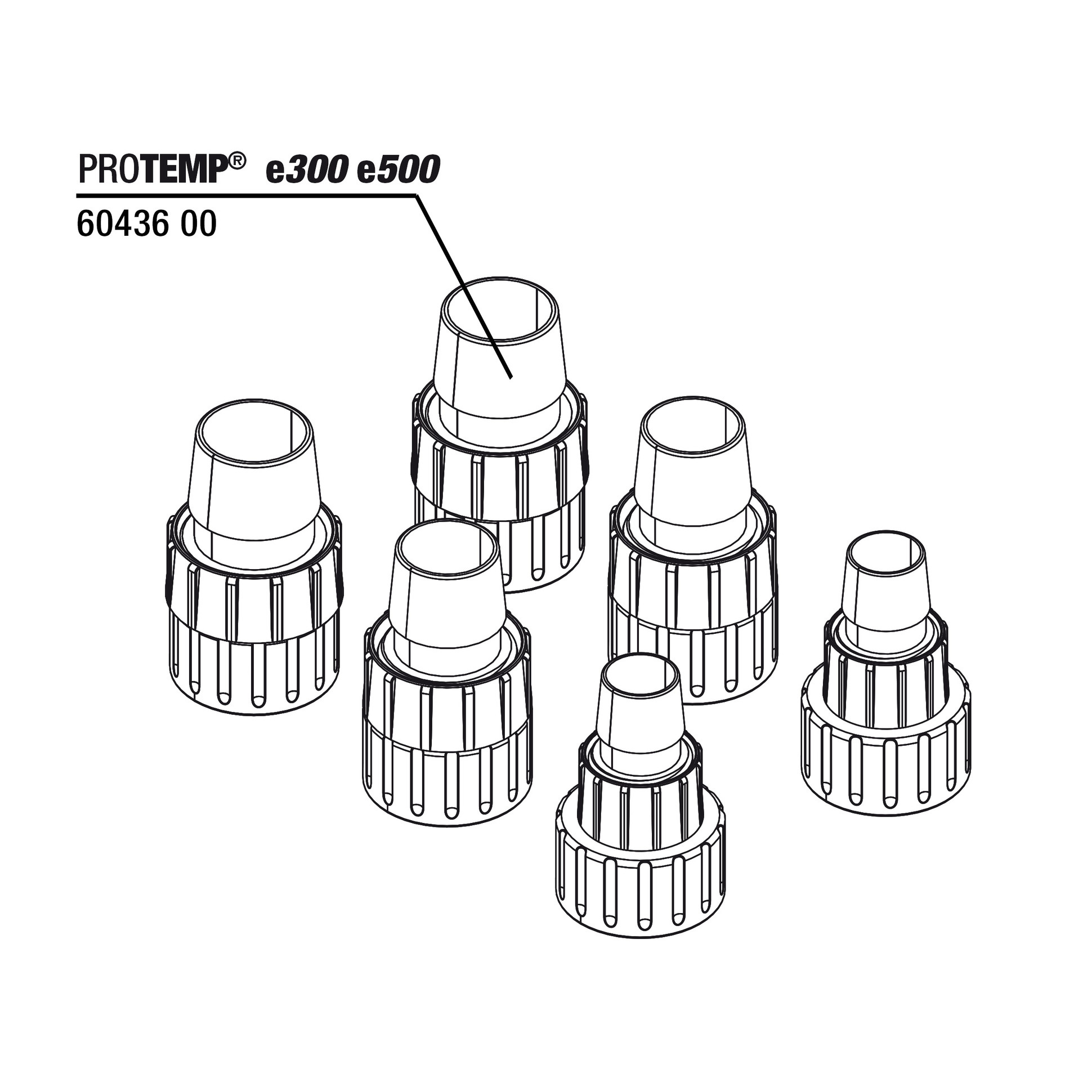 JBL ProTemp e300/e500 slangaansluitingsset