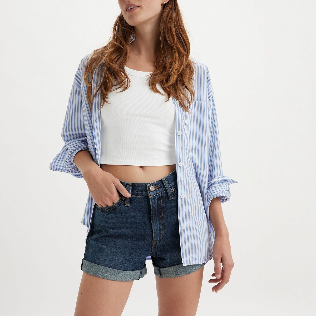 LEVI'S<br>Mãe dos anos 80 com barra dobrada