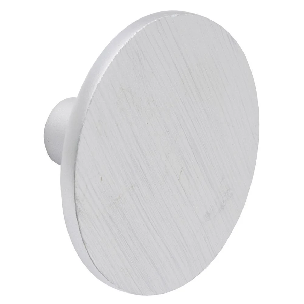 Patère simple 8,5cm gris argenté