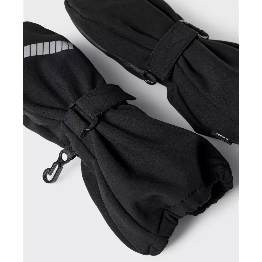 name it Fäustlinge Nmnalfa Black
