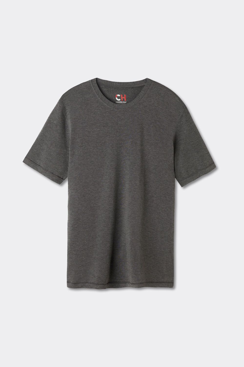 Blusa de manga curta em modal e cashmere