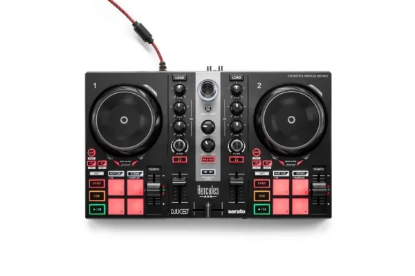 Hercules INPULSE 200 MK2, 3,5 mm, USB, 320 mm, 195 mm, 49 mm, 900 g